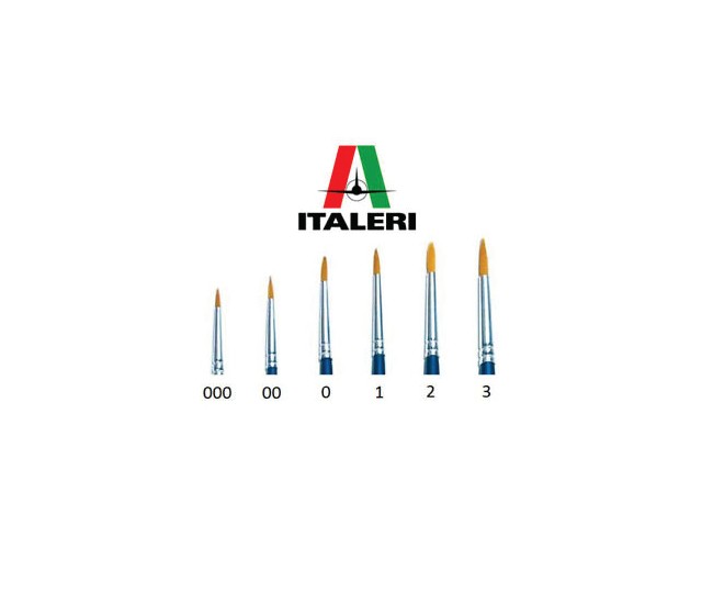 Italeri - 510051203 - Brush Italeri round - 0  - Hobby Sector