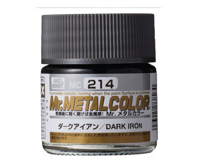 MrHobby (Gunze) - MC-214 - Mr.Metal Color Dark Iron 10ml  - Hobby Sector