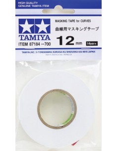 Tamiya - 87184 - Máscara em Fita para Áreas Curvas 12 mm  - Hobby Sector