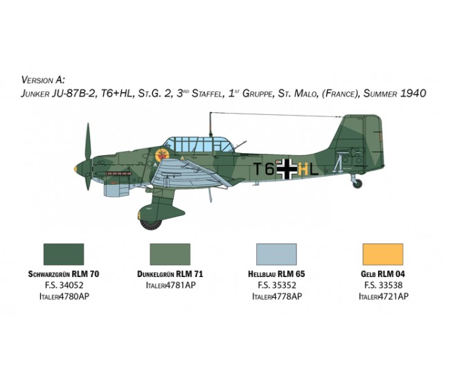 Italeri - 2807 - Junkers Ju87B Stuka - The Battle of Britain  - Hobby Sector