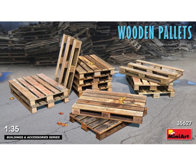 MiniArt - 35627 - Wooden Pallets  - Hobby Sector