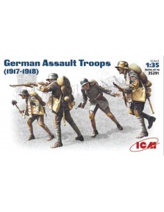 ICM - ICM 35291 - German Assault Troops (1917-1918)  - Hobby Sector