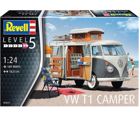 Revell - 07674 - VW T1 Camper  - Hobby Sector