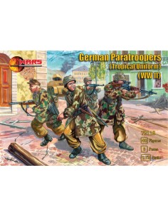 Mars Figures - 72119 - German Paratroopers ( Tropical Uniform) WWII  - Hobby Sector