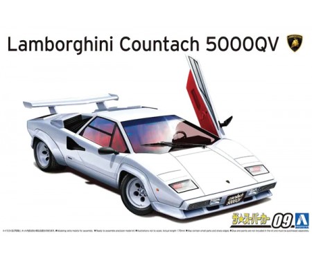 Aoshima - 59456 - Lamborghini Countach 5000QV  - Hobby Sector