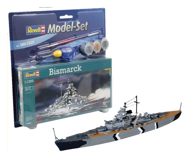 Revell - 65802 - Bismarck Model Set  - Hobby Sector