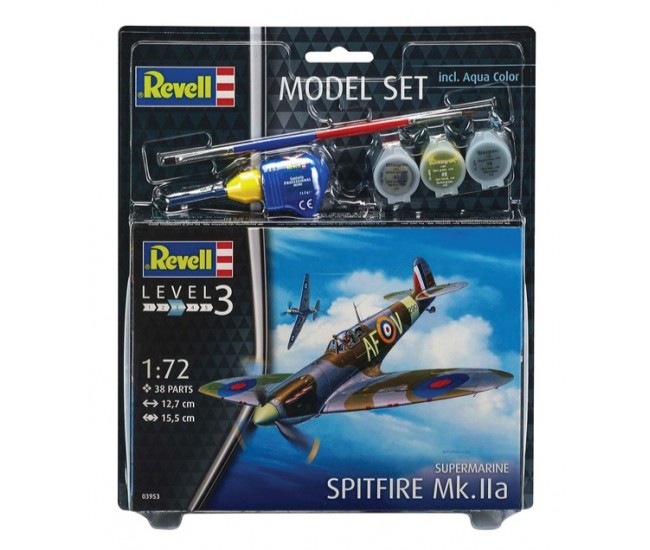 Revell - 63953 - Spitfire MK.IIa Model Set  - Hobby Sector
