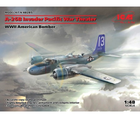 ICM - 48285 - A-26B Invader Pacific War Theater  - Hobby Sector