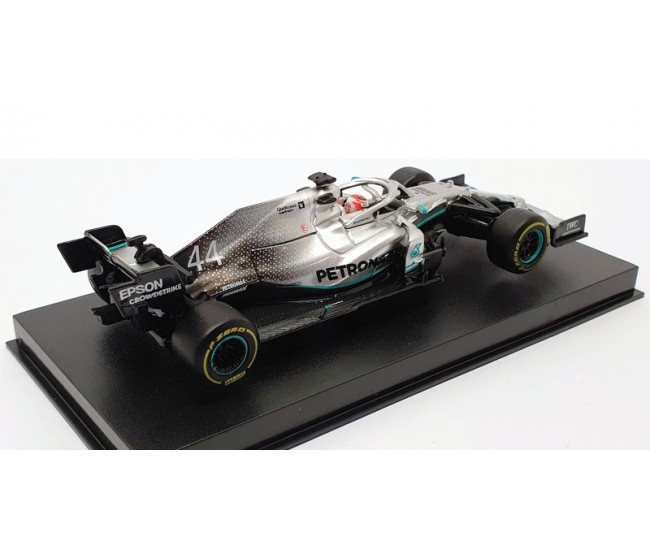 Bburago - 38049 - Mercedes-AMG F1 W10 EQ Lewis Hamilton F1 World Champion 2019  - Hobby Sector