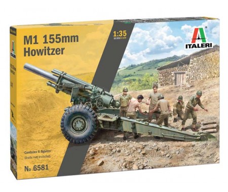 Italeri - 6581 - M1 155mm Howitzer  - Hobby Sector