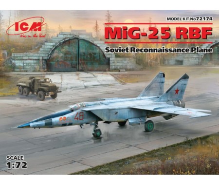 ICM - 72174 - Mig-25 RBF Soviet Reconnaissance Plane  - Hobby Sector