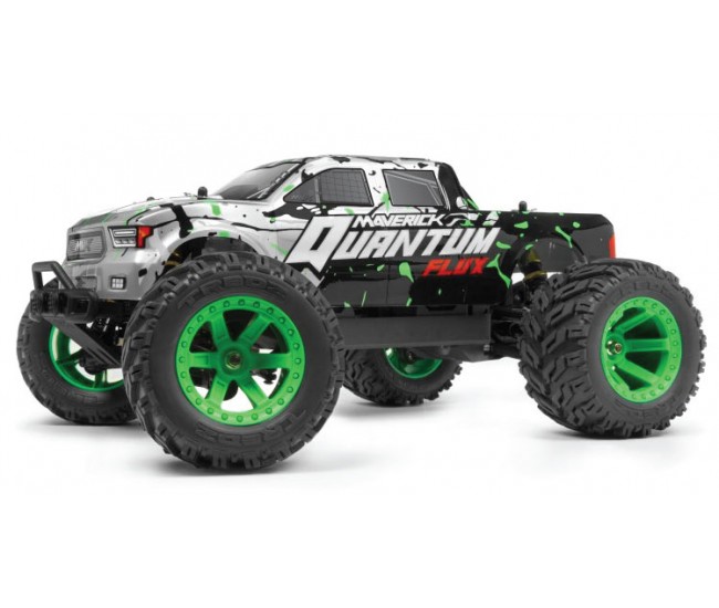 Maverick - 150201 - Quantum MT Flux Brushless 4WD Silver - RTR  - Hobby Sector