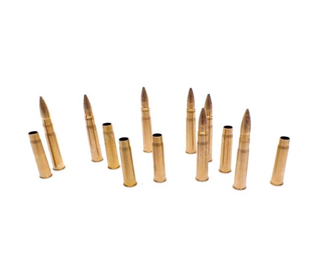 Tamiya - 35189 - TIGER I BRASS 88mm PROJECTILES  - Hobby Sector