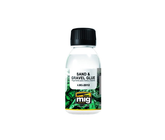 AMMO MIG - A.MIG-2012 - Sand & Gravel Glue 100ml  - Hobby Sector