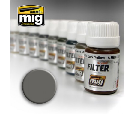 MIG - A.MIG-1501 - Filter - Grey For White  - Hobby Sector