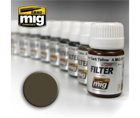AMMO MIG - A.MIG-1502 - Filter - Dark Grey For White  - Hobby Sector