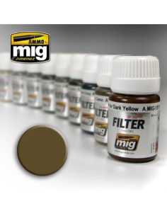 AMMO MIG - A.MIG-1504 - Filter - Brown For Desert Yellow  - Hobby Sector