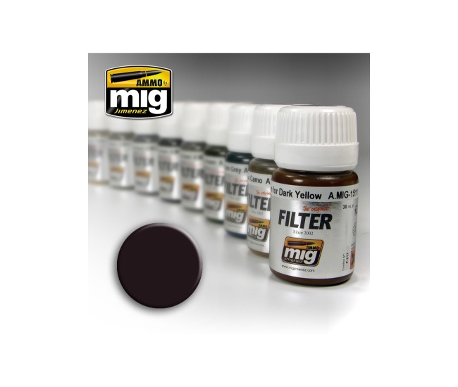 AMMO MIG - A.MIG-1506 - Filter - Brown For Dark Green  - Hobby Sector