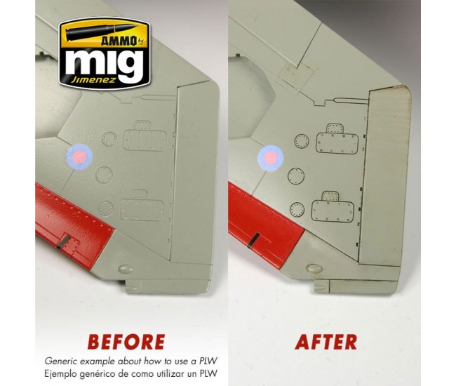 MIG - A.MIG-1600 - Panel Line Wash - Light Grey  - Hobby Sector