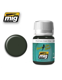 AMMO MIG - A.MIG-1608 - Panel Line Wash - Dark Green Grey  - Hobby Sector