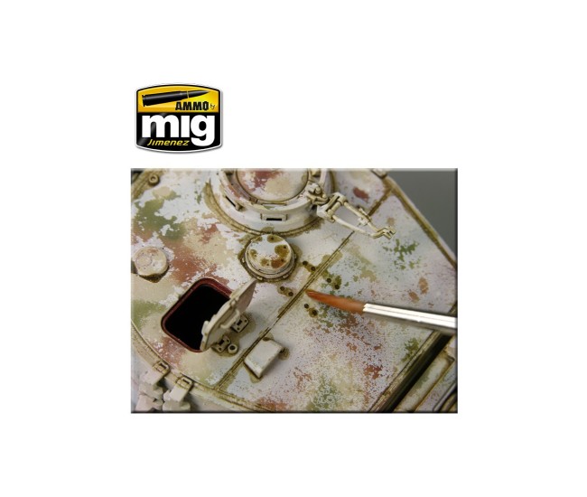 AMMO MIG - A.MIG-1000 - Wash - Brown Wash For German Dark Yellow  - Hobby Sector