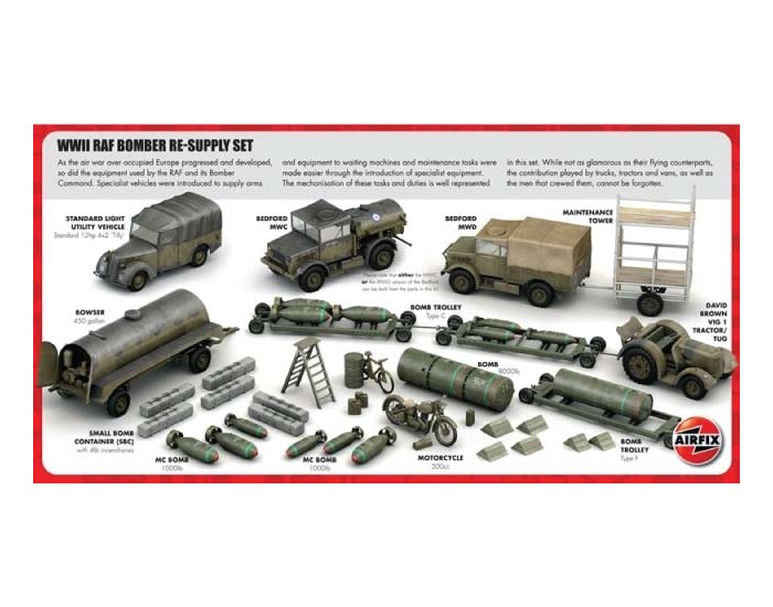 Airfix - A05330 - Airfix - WWII RAF Bomber Re-supply Set  - Hobby Sector