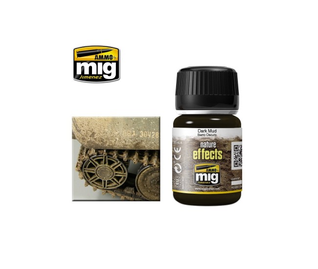 AMMO MIG - A.MIG-1405 - Nature Effects - Dark Mud  - Hobby Sector