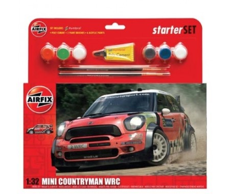 Airfix - A55304 - Airfix - MINI Countryman WRC Starter Set  - Hobby Sector