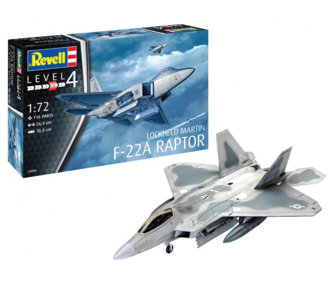 Revell - 03858 - Lockheed Martin F-22A Raptor  - Hobby Sector