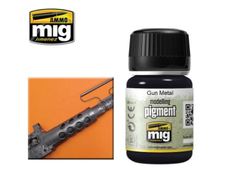 MIG - A.MIG-3009 - Pigment - Gun Metal  - Hobby Sector