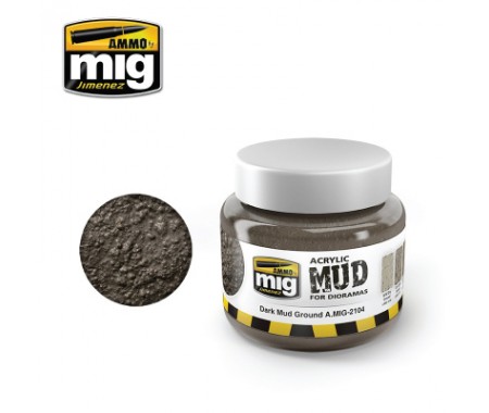 MIG - A.MIG-2104 - Acrylic Mud - Dark Mud Ground  - Hobby Sector