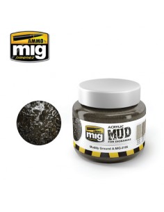 MIG - A.MIG-2105 - Acrylic Mud - Muddy Ground  - Hobby Sector