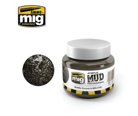 AMMO MIG - A.MIG-2105 - Acrylic Mud - Muddy Ground  - Hobby Sector