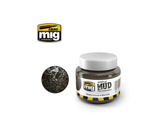 AMMO MIG - A.MIG-2105 - Acrylic Mud - Muddy Ground  - Hobby Sector