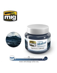 MIG - A.MIG-2200 - Acrylic Water - Deep Oceans  - Hobby Sector