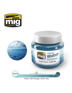 MIG - A.MIG-2201 - Acrylic Water - Pacific Waters  - Hobby Sector