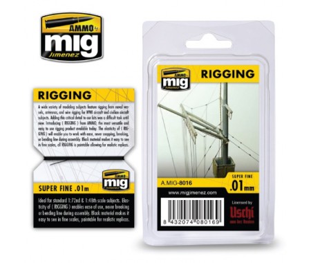 MIG - A.MIG-8016 - Rigging – Super fine 0.01 mm  - Hobby Sector