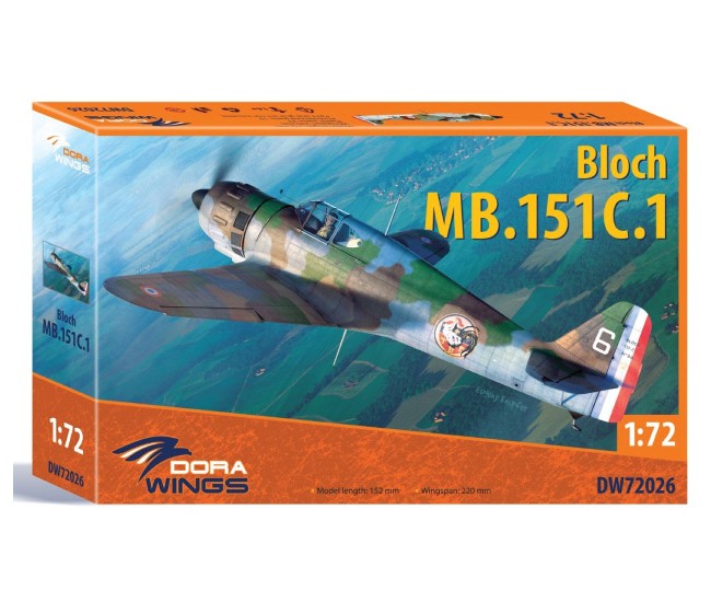 Dora Wings - DW72026 - Bloch MB.151C.1  - Hobby Sector