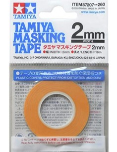 Tamiya - 87207 - Máscara em Fita - 2mm Largura  - Hobby Sector