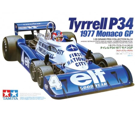 Tamiya - 20053 - Tyrrell P34 1977 Monaco GP  - Hobby Sector