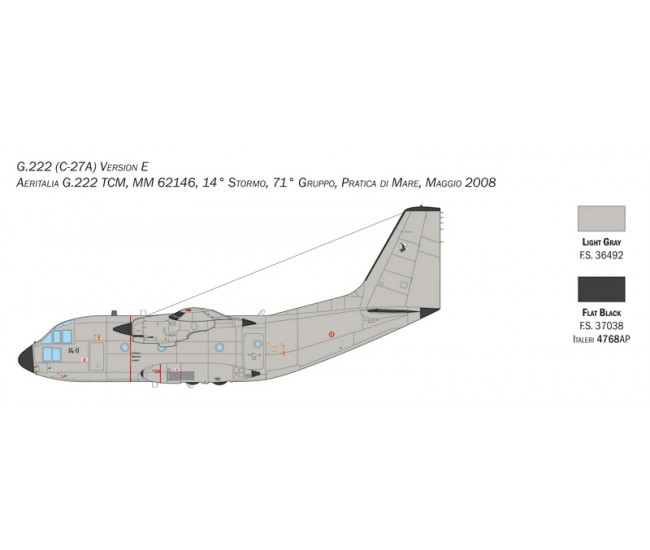 Italeri - 1450 - C-27J Spartan / G.222  - Hobby Sector