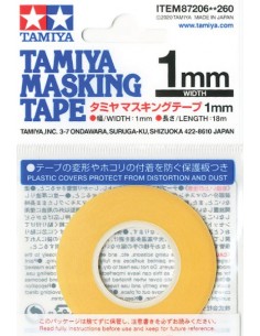 Tamiya - 87206 - Masking Tape 1mm Width  - Hobby Sector
