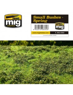 AMMO MIG - A.MIG-8360 - SMALL BUSHES - SPRING  - Hobby Sector