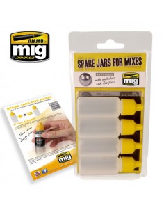 MIG - A.MIG-8004 - SPARE JARS FOR MIXES  - Hobby Sector