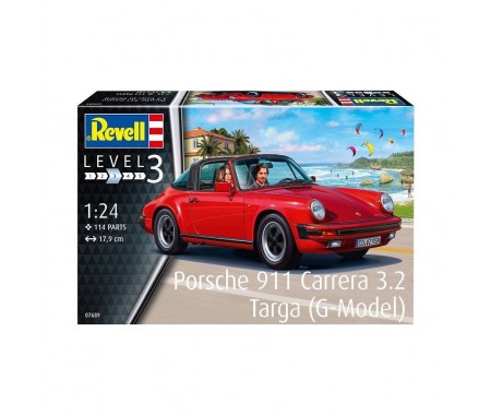 Revell - 07689 - PORSCHE 911 CARRERA 3.2 TARGA G-MODEL  - Hobby Sector