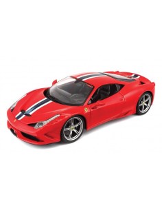Bburago - 16002R - Ferrari 458 Speciale 2013 Red - Race & Play  - Hobby Sector