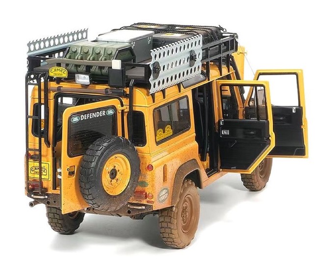 Almost Real - 810309 - LAND ROVER DEFENDER 110 CAMEL TROPHY SUPPORT UNIT SABAH-MALASYA 1993 DIRTY VERSION  - Hobby Sector
