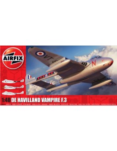Airfix - A06107 - DE HAVILLAND VAMPIRE F.3  - Hobby Sector