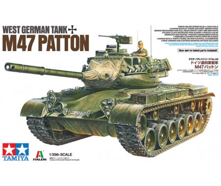 Tamiya - 37028 - WEST GERMAN TANK M47 PATTON  - Hobby Sector