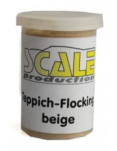 Scale Production - SCP-FLOCK-BI - INTERIOR FLOCKING BEIGE  - Hobby Sector